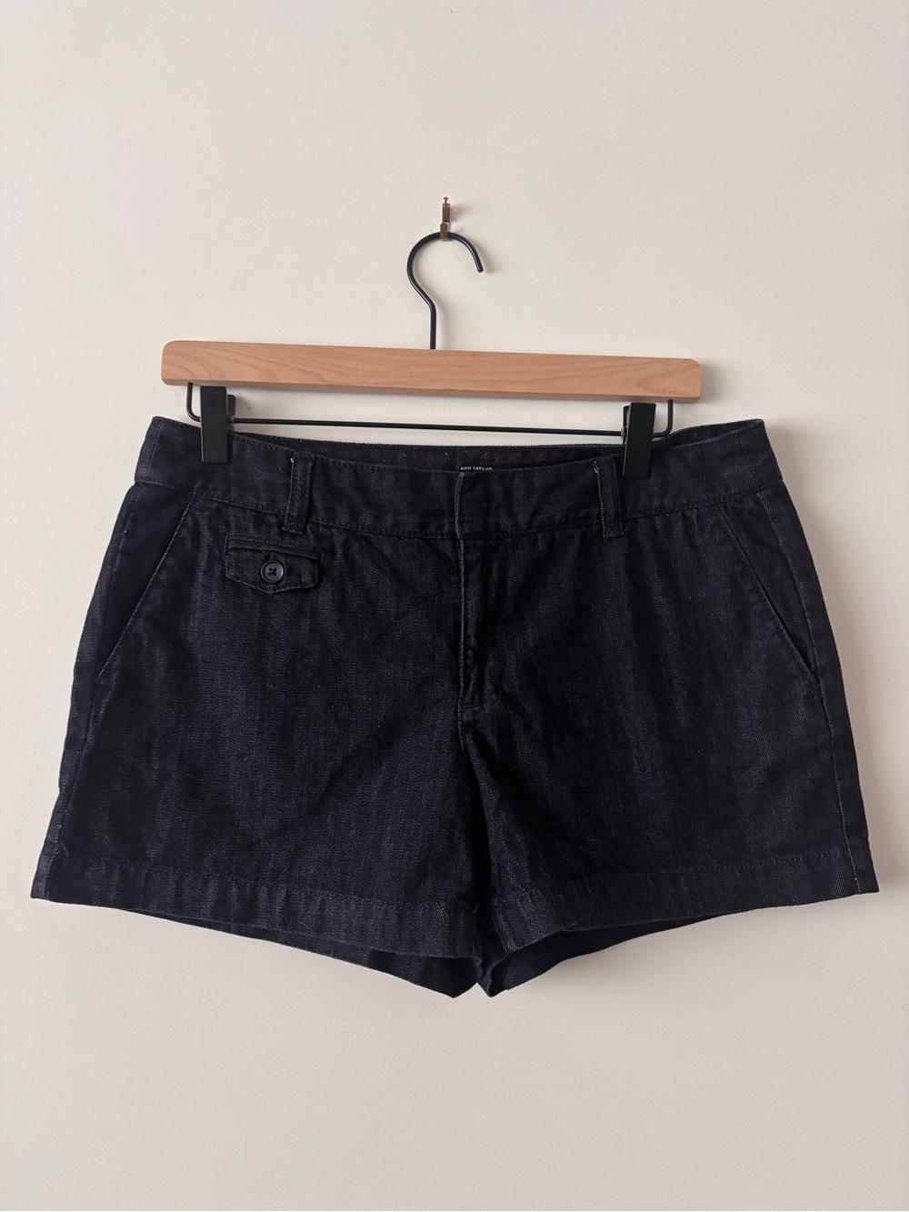 Ann Taylor Navy Denim Shorts